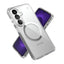 Speck Presidio Perfect-Clear Magnet – Samsung Galaxy S26 MagSafe dėklas (skaidrus/sidabrinis)