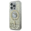 Hello Kitty Liquid Glitter Fever MagSafe - dėklas iPhone 16 Pro (balta/auksinė)