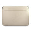 Guess Saffiano Script nešiojamojo kompiuterio dėklas - 13" (auksinis)