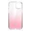 Speck Presidio Perfect-Clear + Ombre - iPhone 15 Plus / 14 Plus dėklas su MICROBAN danga (Skaidrus / Vintage Rose Fade)