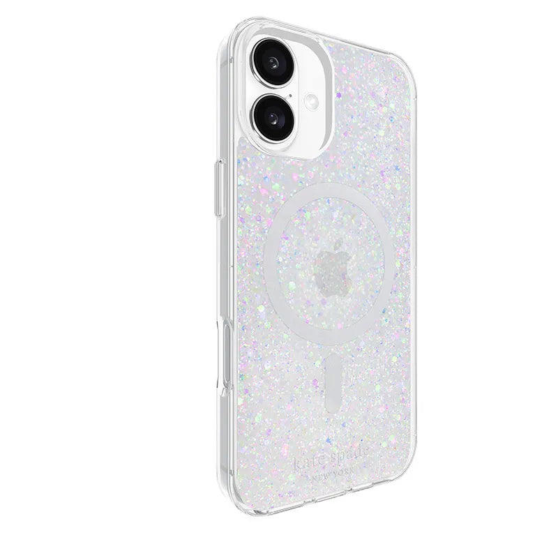 „Kate Spade New York“ apsauginis „MagSafe“ dėklas, skirtas „iPhone 16 Plus“ (stambūs blizgučiai)