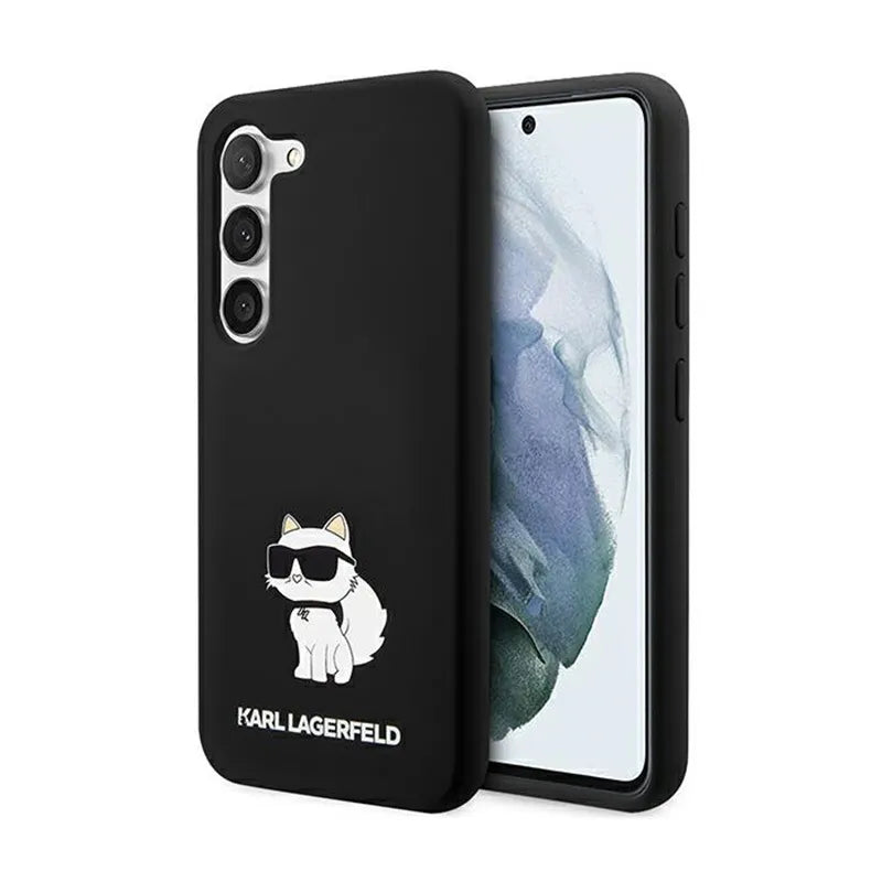 Karl Lagerfeld Silicone Choupette – Samsung Galaxy S24 dėklas (juodas)