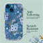 Rifle Paper Clear – dėklas iPhone 14 Plus (Garden Party Blue)