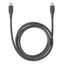 Cellularline Soft Cable – USB-C į USB-C kabelis 1,2 m (juodas)