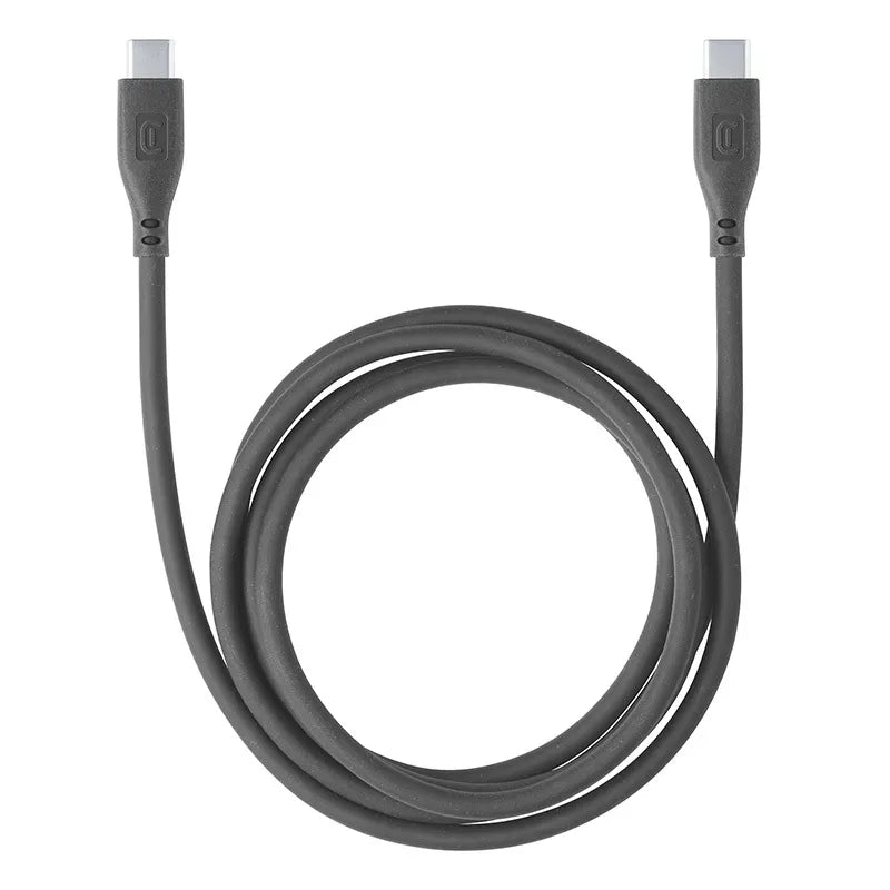 Cellularline Soft Cable – USB-C į USB-C kabelis 1,2 m (juodas)