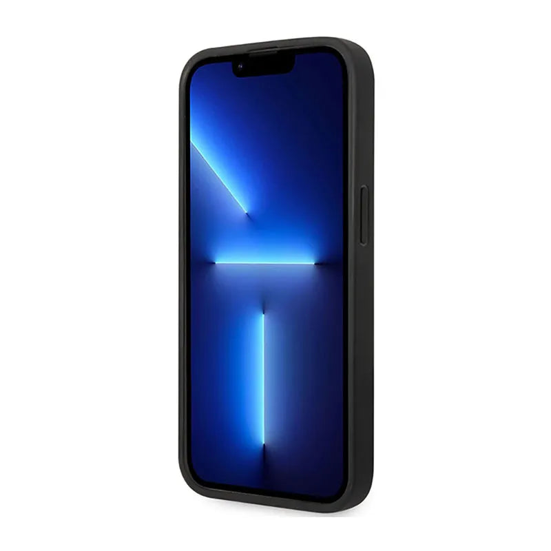 BMW Leather Diamond Pattern – dėklas iPhone 14 Pro (Burgundian)
