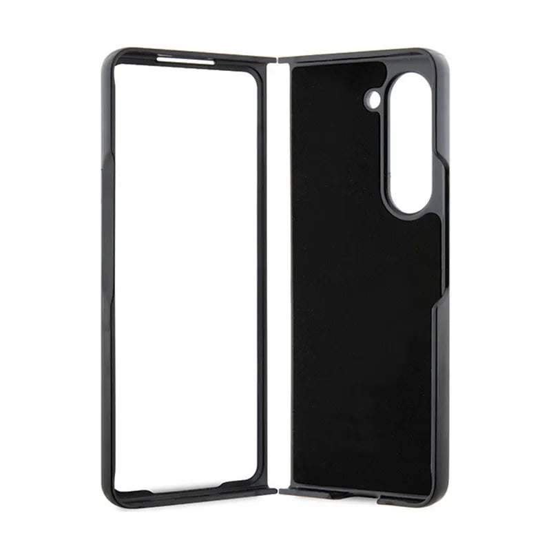 Karl Lagerfeld NFT Saffiano Monogram Ikonik Pin – dėklas Samsung Galaxy Z Fold 5 (juodas)