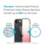 Speck Presidio Perfect-Clear + Ombre - iPhone 15 Plus / 14 Plus dėklas su MICROBAN danga (Skaidrus / Vintage Rose Fade)