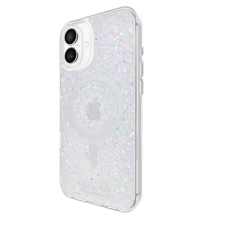 „Kate Spade New York“ apsauginis „MagSafe“ dėklas, skirtas „iPhone 16 Plus“ (stambūs blizgučiai)