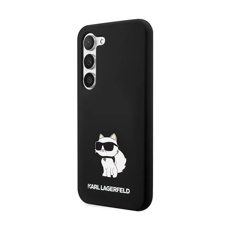 Karl Lagerfeld Silicone Choupette – Samsung Galaxy S24 dėklas (juodas)