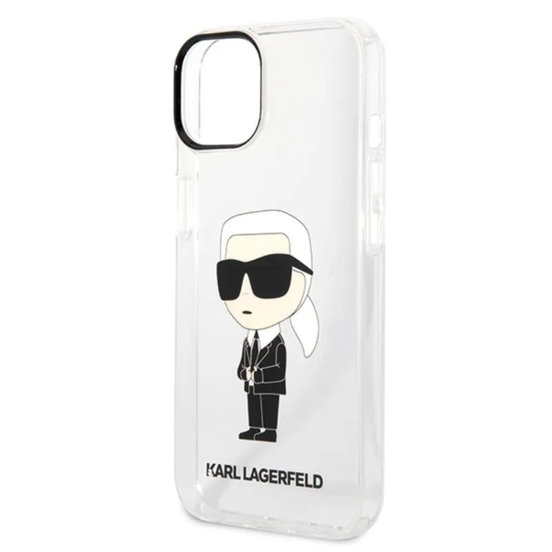 Karl Lagerfeld IML NFT Ikonik – dėklas iPhone 14 Plus (skaidrus)