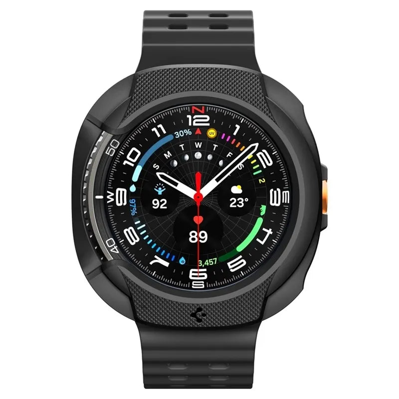Spigen Liquid Air – dėklas Samsung Galaxy Watch 8 Classic 46 mm (matinė juoda)