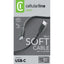 Cellularline Soft Cable – USB-C į USB-C kabelis 1,2 m (juodas)