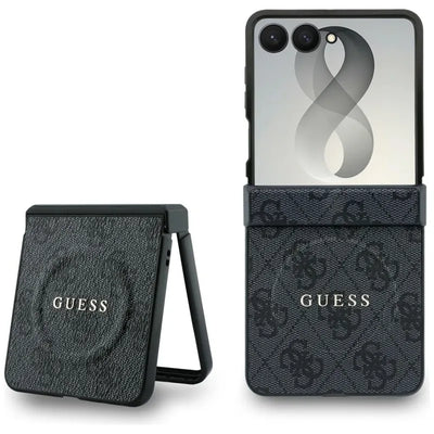 Guess 4G Classic MagSafe – dėklas Samsung Galaxy Z Flip 8 (juodas)