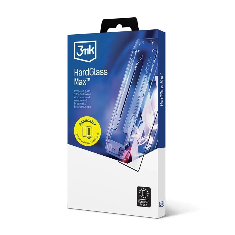 3mk HardGlass Max – grūdintas stiklas su aplikatoriumi, skirtas iPhone Air (juodas)