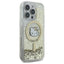 Hello Kitty Liquid Glitter Fever MagSafe - dėklas iPhone 16 Pro (balta/auksinė)