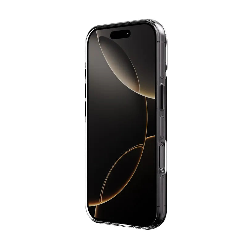 Crong Clear MAG Pro – iPhone 16 Pro Max MagSafe dėklas (juodas)