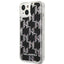 Karl Lagerfeld Monogram Liquid Glitter – dėklas, skirtas iPhone 14 (juodas)