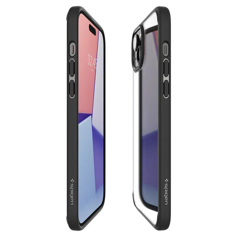 Spigen Ultra Hybrid – Dėklas iPhone 15 (Matte Black)