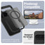 Crong Hybrid Matte Magnetic - MagSafe dėklas, skirtas Google Pixel 11 (juodas)