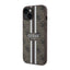 Guess 4G Printed Stripes MagSafe – dėklas iPhone 14 (rudos spalvos)