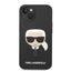 Karl Lagerfeld Silicone Ikonik Karl's Head MagSafe – dėklas iPhone 14 Plus telefonui (juodas)