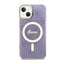 Guess 4G MagSafe – dėklas iPhone 14 (purpurinis)