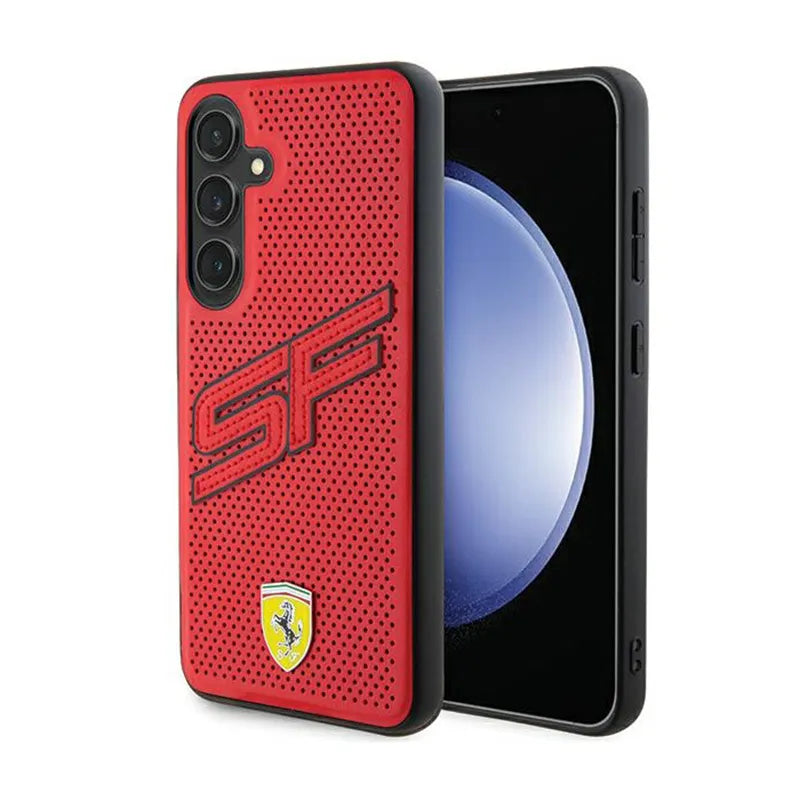 Ferrari Big SF Perforated – „Samsung Galaxy S24“ dėklas (raudonas)