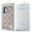 Guess Peony Script MagSafe dėklas, skirtas iPhone 16 (rudas)