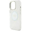 Guess IML Metal Colored Circle Classic Logo MagSafe – dėklas iPhone 16 Pro Max (baltas)
