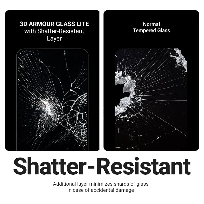 Crong 3D Armour Glass Lite – Grūdintas stiklas su klijais per visą paviršių, skirtas Samsung Galaxy A16 / A17 / A26