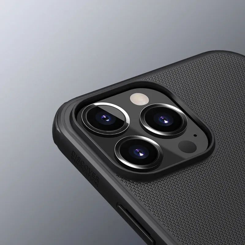 Nillkin Super Frosted Shield Pro – dėklas Apple iPhone 13 Pro Max (mėlynas)