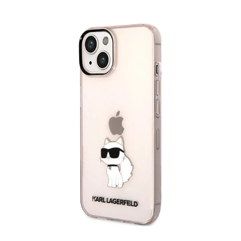Karl Lagerfeld IML NFT Choupette – dėklas iPhone 14 Plus (rožinis)
