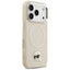 Karl Lagerfeld Karl Pin MagSafe - Dėklas iPhone 17 Pro Max (smėlio spalvos)