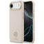Guess Grained Strass Logo MagSafe – Dėklas iPhone Air (rožinis)