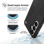 Speck Presidio2 Grip Magnet - Samsung Galaxy S26+ MagSafe dėklas (juodas/pilkas/baltas)