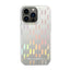 Karl Lagerfeld Monogram Iridescent - Dėklas, skirtas iPhone 14 Pro (sidabrinis)