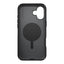 Speck Presidio2 Grip ClickLock & MagSafe dėklas – iPhone 16 Plus (juodas / skalūno pilkas / baltas)