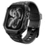 Spigen Rugged Armor Pro – dirželis su dėklu, skirtas „Apple Watch 12“ (46 mm), matinė juoda