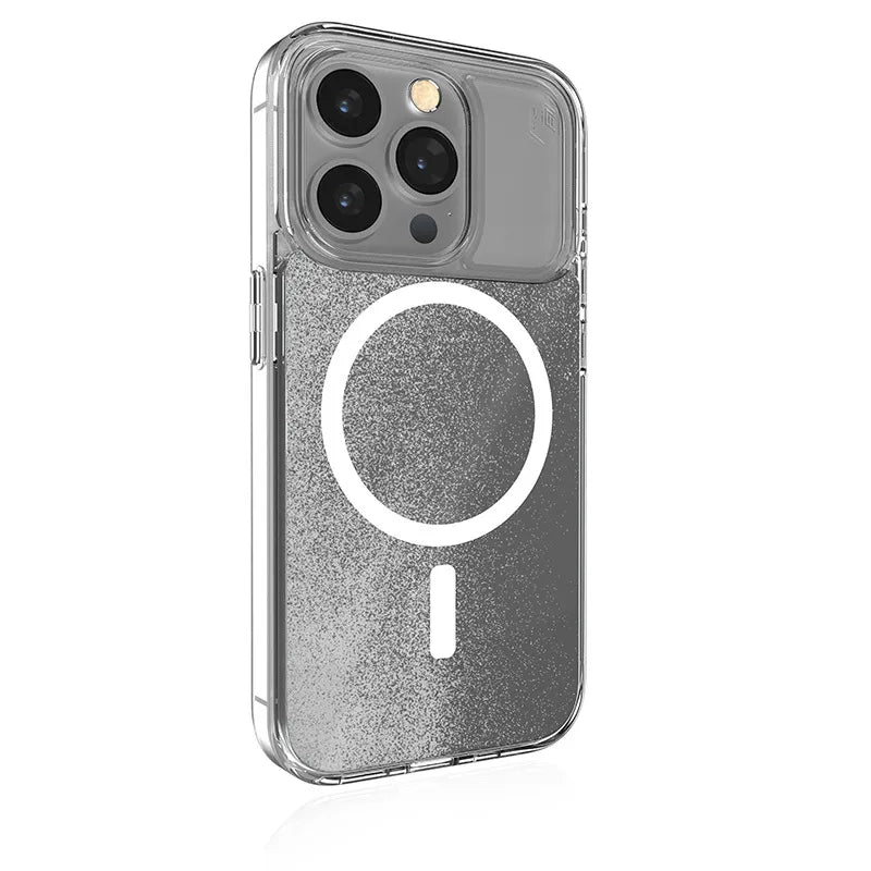 STM Relax Sand MagSafe – Dėklas skirtas iPhone 15 Pro (skaidrus / baltas)