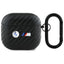 BMW Carbon Double Metal Logo – dėklas AirPods 4 (juodas)