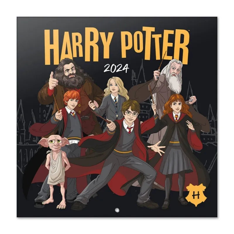 Harry Potter – sieninis kalendorius 2024 m. (30 x 30 cm)