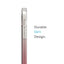 Speck Presidio Perfect-Clear + Ombre - iPhone 15 Plus / 14 Plus dėklas su MICROBAN danga (Skaidrus / Vintage Rose Fade)