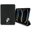 Karl Lagerfeld Book Cover Saffiano Magnetic Karl & Choupette dėklas iPad Pro 11“ M4 (2024) (juodas)