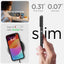 Spigen Liquid Air – dėklas skirtas iPhone 15 (matinė juoda)