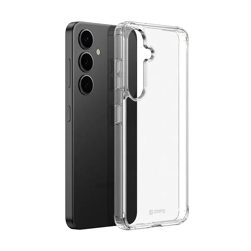Crong Crystal Shield Cover – dėklas Samsung Galaxy S25 (skaidrus)