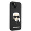 Karl Lagerfeld Silicone Ikonik Karl's Head MagSafe – dėklas iPhone 14 Plus telefonui (juodas)