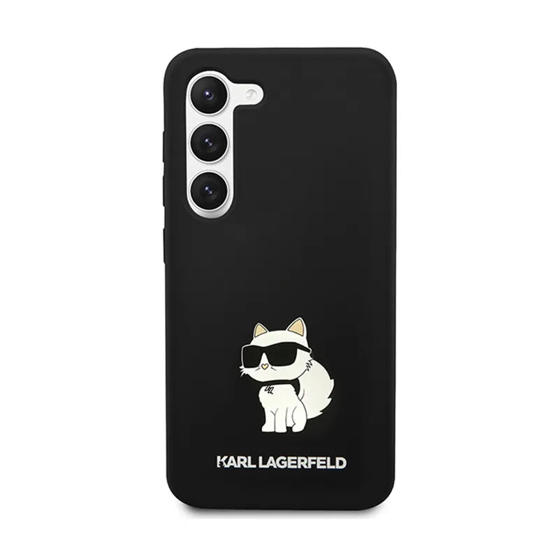 Karl Lagerfeld Silicone Choupette – Samsung Galaxy S24 dėklas (juodas)
