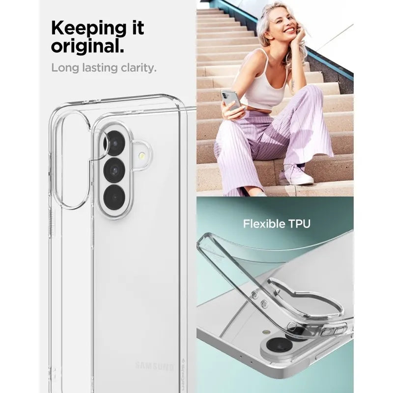 Spigen Liquid Crystal – Dėklas Samsung Galaxy A37 5G (skaidrus)