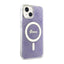 Guess 4G MagSafe – dėklas iPhone 14 (purpurinis)